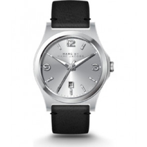 Uhrenarmband Marc by Marc Jacobs MBM9054 Leder Schwarz 14mm