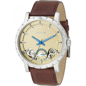 Uhrenarmband Fossil ME1049 Leder Braun 24mm