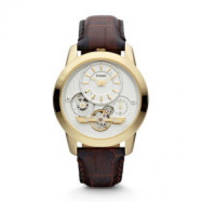 Uhrenarmband Fossil CH2882 Leder Braun 22mm