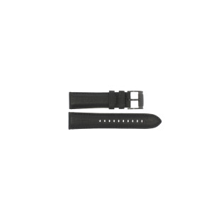 Uhrenarmband Fossil FS5132 / FS5132IE / ME3028 / FS5242 / ME3096 Leder Schwarz 22mm