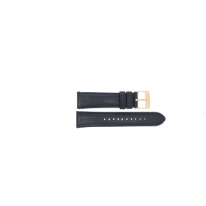 Uhrenarmband Fossil ME3054 Leder Blau 22mm
