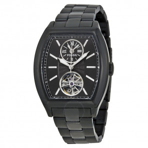 Uhrenarmband Fossil ME3050 Rostfreier Stahl Schwarz 20mm