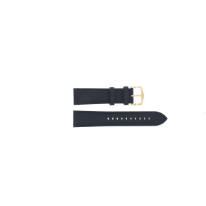 Uhrenarmband Fossil ME3102 / Townsman Leder Blau 22mm
