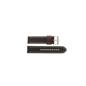 Uhrenarmband Fossil ME3115 Leder Braun 22mm