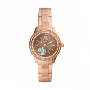 Uhrenarmband Fossil ME3211 Stahl Rosé 16mm