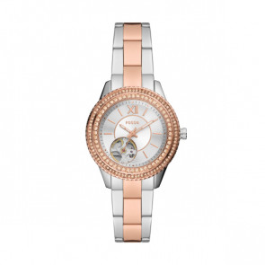 Uhrenarmband Fossil ME3214 Stahl Zweifarbig 16mm