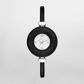 Uhrenarmband Marc by Marc Jacobs MJ1429 Leder Schwarz 8mm