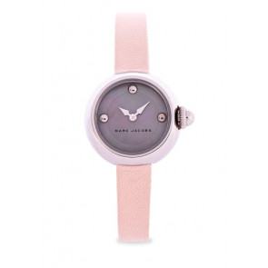 Uhrenarmband Marc by Marc Jacobs MJ1433 Leder Rosa 10mm