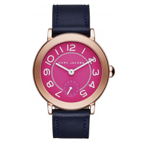 Uhrenarmband Marc by Marc Jacobs MJ1556 Leder Blau 18mm