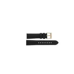 Uhrenarmband Marc by Marc Jacobs MJ1565 Leder Schwarz 18mm