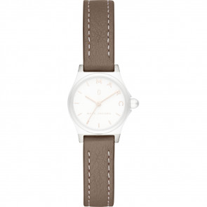 Uhrenarmband Marc by Marc Jacobs MJ1625 Leder Grau 10mm