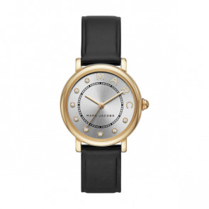 Uhrenarmband Marc by Marc Jacobs MJ1641 Leder Schwarz 14mm