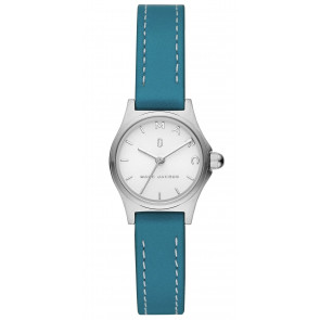 Uhrenarmband Marc by Marc Jacobs MJ1655 Leder Blau 10mm