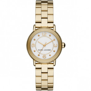 Uhrenarmband Marc by Marc Jacobs MJ3473 Rostfreier Stahl Vergoldet 14mm