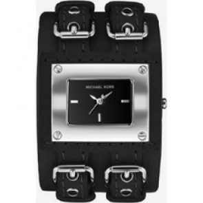 Uhrenarmband Michael Kors MK2152 Leder Schwarz 40mm