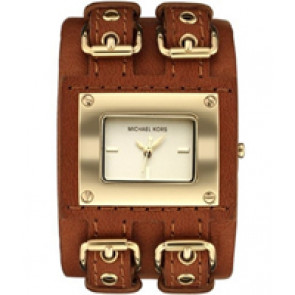 Uhrenarmband Michael Kors MK2153 Leder Braun 40mm
