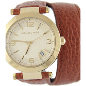 Uhrenarmband Michael Kors MK2295 Leder Braun 21mm