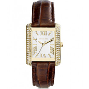 Uhrenarmband Michael Kors MK2335 Leder Braun 21mm