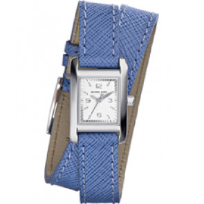 Uhrenarmband Michael Kors MK2339 Leder Blau 14mm