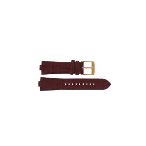 Uhrenarmband Michael Kors MK2357 Kroko leder Rot 9mm