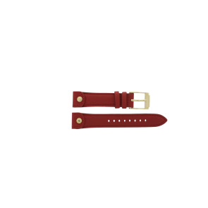 Uhrenarmband Michael Kors MK2380 Leder Rot 18mm