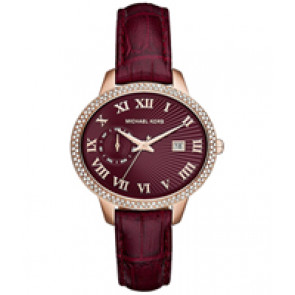 Uhrenarmband Michael Kors MK2430 Kunststoff Rot 18mm