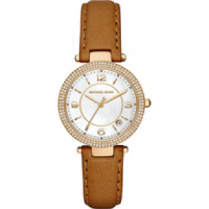 Uhrenarmband Michael Kors MK2464 Leder Braun 16mm