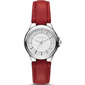 Uhrenarmband Michael Kors MK2474 Leder Rot 18mm
