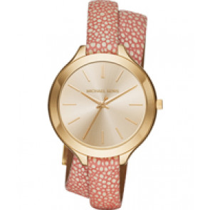 Uhrenarmband Michael Kors MK2476 Leder Rosa 12mm