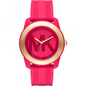 Uhrenarmband Michael Kors MK2533 Silikon Rosa 22mm