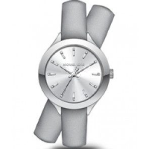 Uhrenarmband Michael Kors MK2551 Leder Grau 14mm
