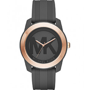 Uhrenarmband Michael Kors MK2560 Silikon Grau 22mm