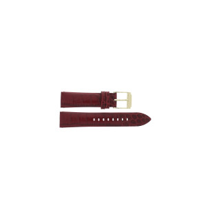 Michael Kors Uhrenarmband MK2623 Leder Rot 20mm