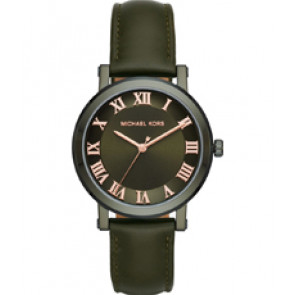 Uhrenarmband Michael Kors MK2701 Leder Grün 18mm