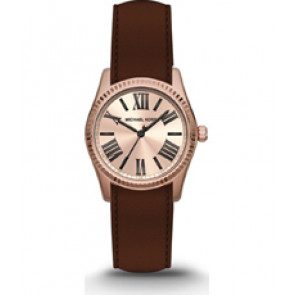 Uhrenarmband Michael Kors MK2702 Leder Braun 14mm