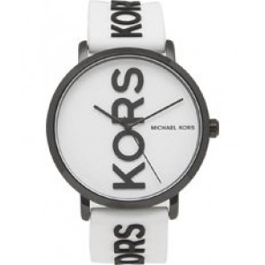 Uhrenarmband Michael Kors MK2829 Silikon Weiss 20mm