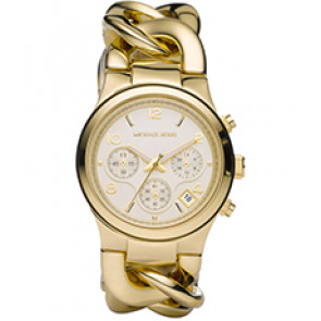 Uhrenarmband Michael Kors MK3131 Rostfreier Stahl Vergoldet 12mm