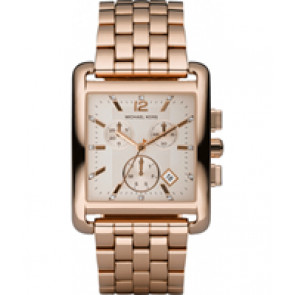 Uhrenarmband Michael Kors MK3142 Stahl Rosé 24mm
