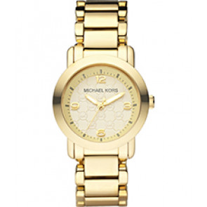 Uhrenarmband Michael Kors MK3158 Stahl Vergoldet 19mm