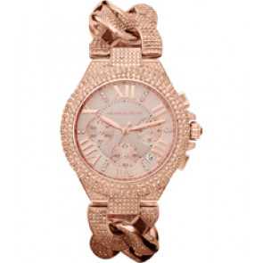 Uhrenarmband Michael Kors MK3196 Stahl Rosé 10mm
