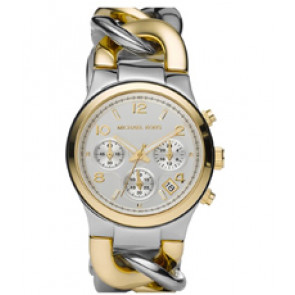Uhrenarmband Michael Kors MK3199 Stahl Zweifarbig 24mm