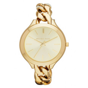 Uhrenarmband (Armband + Gehäuse-Kombination) Michael Kors MK3222 Stahl Vergoldet 14mm