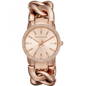 Uhrenarmband Michael Kors MK3236 Stahl Rosé 18mm