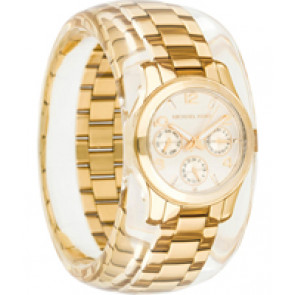 Uhrenarmband (Armband + Gehäuse-Kombination) Michael Kors MK3262 Rostfreier Stahl Vergoldet 40mm