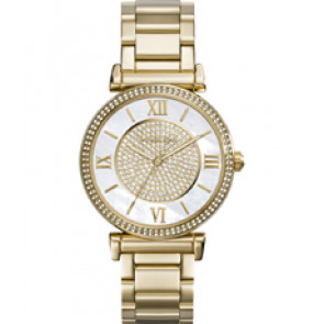 Uhrenarmband Michael Kors MK3332 Stahl Vergoldet 18mm
