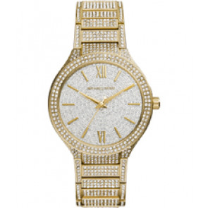 Uhrenarmband Michael Kors MK3360 Stahl Vergoldet 18mm