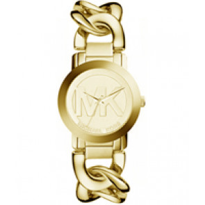 Uhrenarmband Michael Kors MK3385 Rostfreier Stahl Vergoldet 19mm