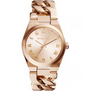 Uhrenarmband Michael Kors MK3414 Rostfreier Stahl Rosé 24mm