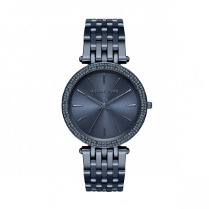 Uhrenarmband Michael Kors MK3417 Stahl Blau 20mm