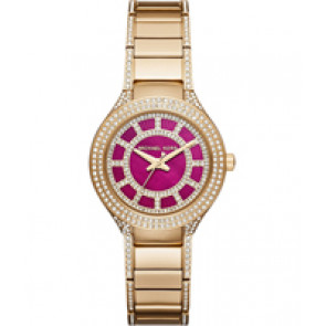 Uhrenarmband Michael Kors MK3442 Stahl Vergoldet 12mm
